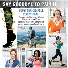 Charger l'image dans la galerie, Compression Socks Running Sports Socks Medical Nursing 20-30Mmhg for Flight Travel Pregnancy Edema Diabetes Varicose Veins Socks
